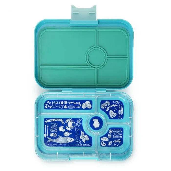 Yumbox Tapas 5-Compartment Food Tray - Antibes Blue