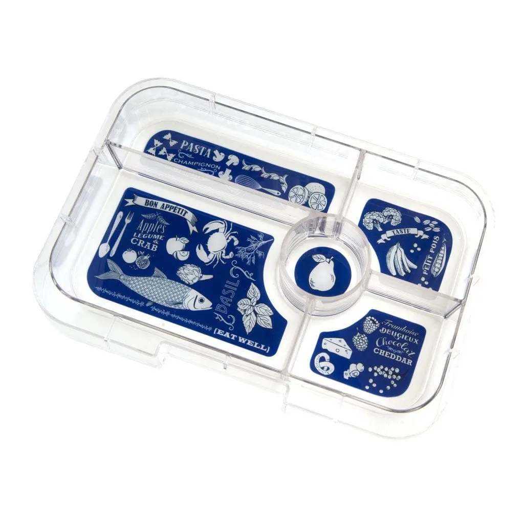 Yumbox Tapas 5-Compartment Food Tray - Antibes Blue