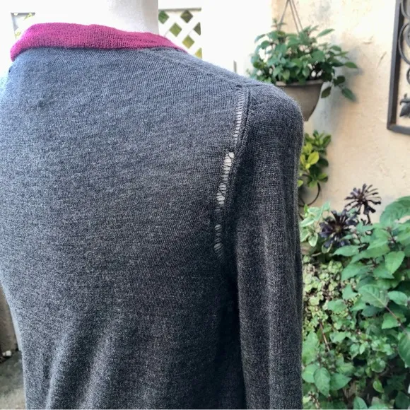 Zadig &amp; Voltaire Rimini Gray Wool Sweater Mini Dress