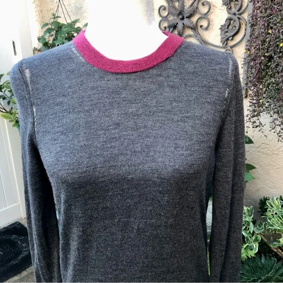 Zadig &amp; Voltaire Rimini Gray Wool Sweater Mini Dress