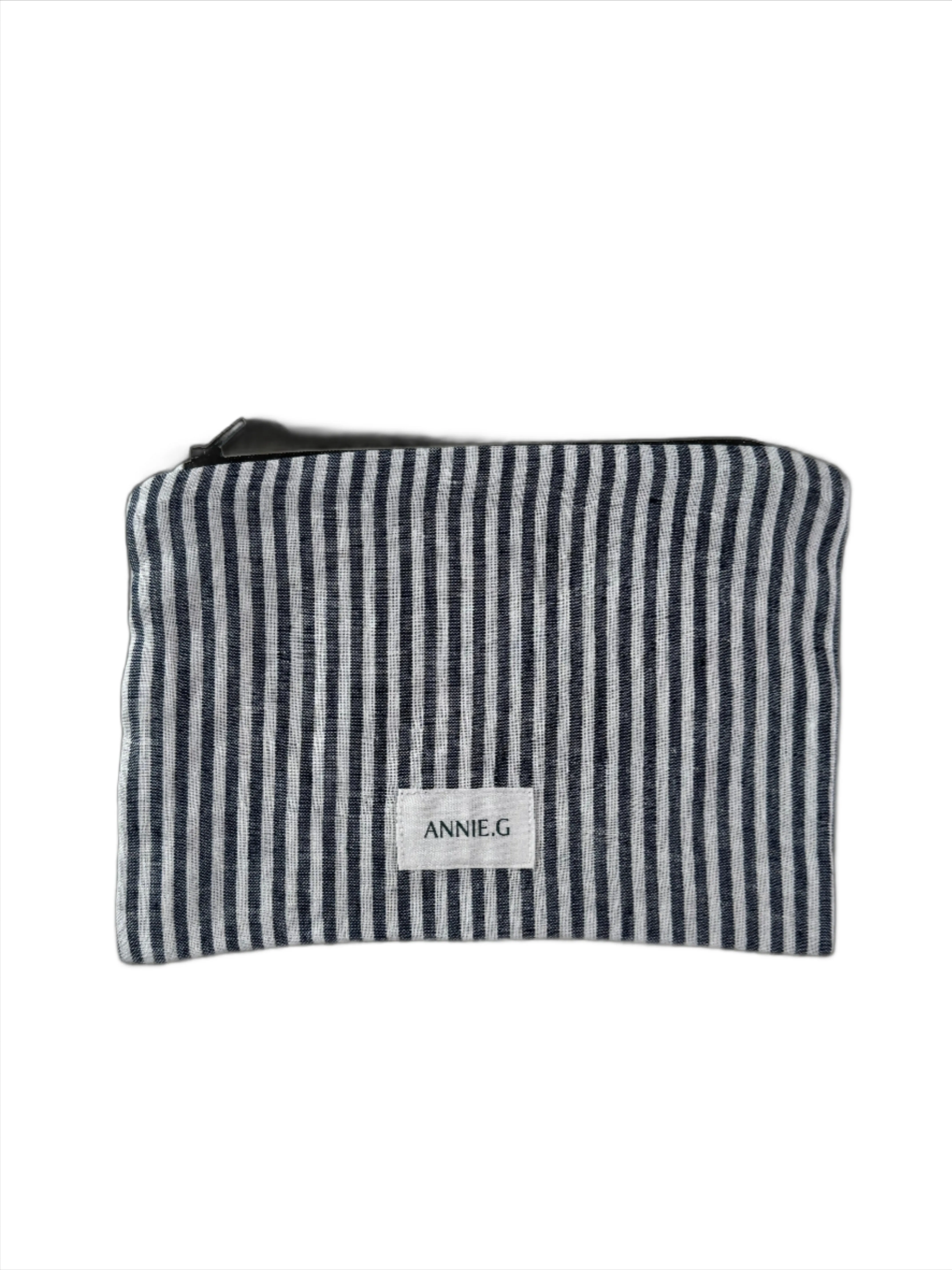 Zipper Pouch - Navy Stripe